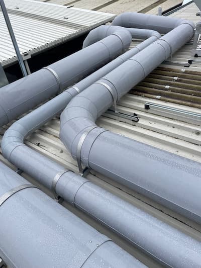 Fume cupboard installation project 9